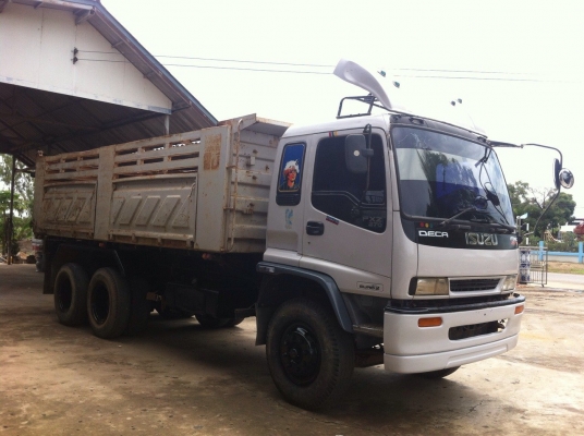 ISUZU DECA 270 Hp รถห้างแท้ 2 เพลา ดัมพ์สามมิตรลอนเฉียง พร้อมใช้งานครับ