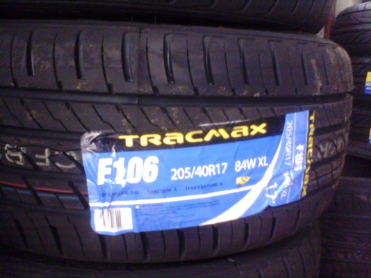 ยาง 205 40 17 TRACMAX F 106 ราคา 2,000 บาท/เส้น...