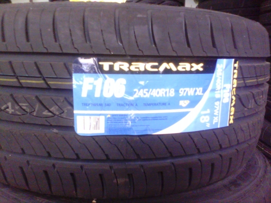 ยาง 245 40 18 TRACMAX F 106 ราคาเส้นละ 3,000 บาท .....