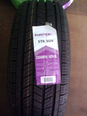 ยาง 235 60 18 SUNTEK MAX H/T ราคาเพียง 3,400 บาท ...