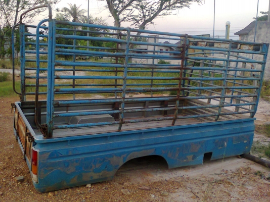 ขายกะบะeifสแตนเลสพื้นไม้พร้อมคอกเหล็ก