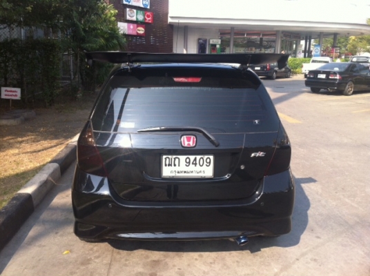 Honda Jazz 2006 สีดำ ติด LPG