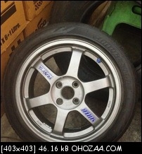 ขายล้อTE37 ขอบ16 4/100 งานก็อบเหมือนมาก สีเทากัลพร้อมยางถูกๆ