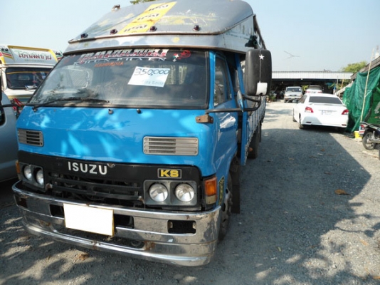 ขายรถสองแถว 6ล้อกลาง ยี่ห้อ Isuzu, ปี2535, สีฟ้า