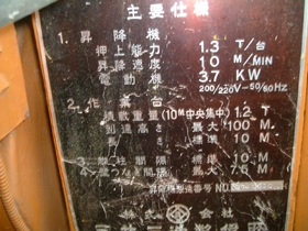 ขาย วินซ์ winch กว้าน กระเช้า ยกของหนัก งานก่อสร้าง (ลำปาง)