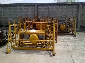 ขาย วินซ์ winch กว้าน กระเช้า ยกของหนัก งานก่อสร้าง (ลำปาง)