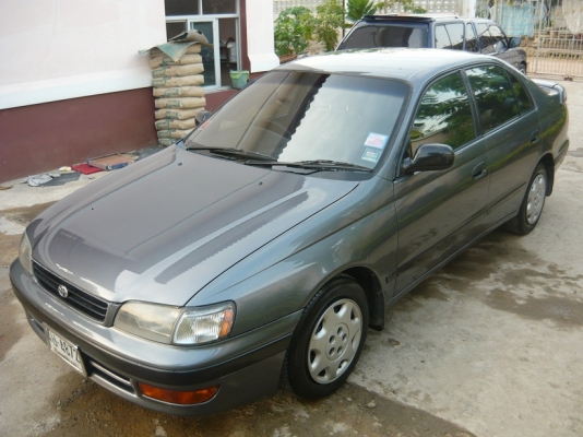 ขายรถที่บ้านพร้อมใช้ด่วน TOYOTA ท้ายโด่ง ท้ายแยก 1.6 GLI ออโต้ ปี96 สวยจัด