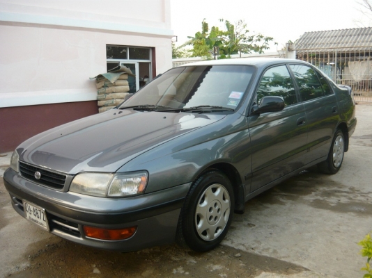 ขายรถที่บ้านพร้อมใช้ด่วน TOYOTA ท้ายโด่ง ท้ายแยก 1.6 GLI ออโต้ ปี96 สวยจัด