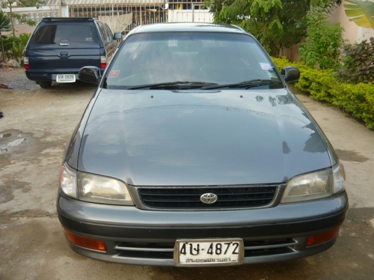 ขายรถที่บ้านพร้อมใช้ด่วน TOYOTA ท้ายโด่ง ท้ายแยก 1.6 GLI ออโต้ ปี96 สวยจัด