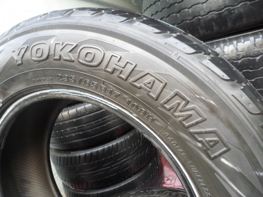 ยางYOKOHAMA 235/65/17H/T-S มี2เส้น ขาย1,200฿