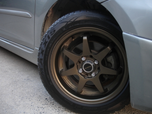 ล้อลาย TE38 ขอบ15X6.5 ET40 4 รู100สภาพ80อัพ