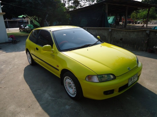 ขาย Honda civic 3d สีเหลืองสวยๆ ราคา 128,000 บาท พร้อมโอนครับ +++++++