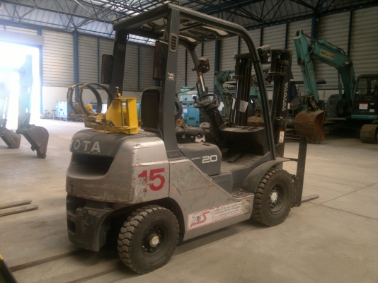 ขายรถฟอร์คลีฟท์ TOYOTA  8FGL20 เสา3 เมตรออโต้ ปี2007 ติดตั้งแก๊ส รถสภาพดีมาก ใช้งานได้เลยไม่ต้องแต่งเพิ่ม ติดต่อ มานะ 085-9049669