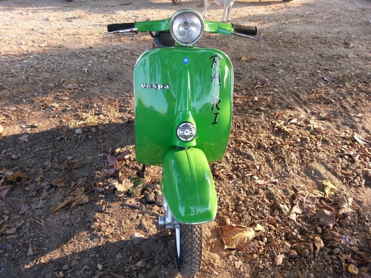 เวสป้า 50s สีเขียว  เครื่องเดิมๆ ขายด่วน ! ซื้อไปขับได้เลย...ไม่ต้องทำ