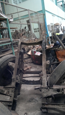 ขายคานหน้า-หลัง 6BF  ยกลงจากรถ