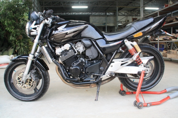 ขาย CB 400 เทค 1 ทะเบียนโอนนอก  ท่อสูตร KERKER K45 แท้ เมคอิน USA 112000
