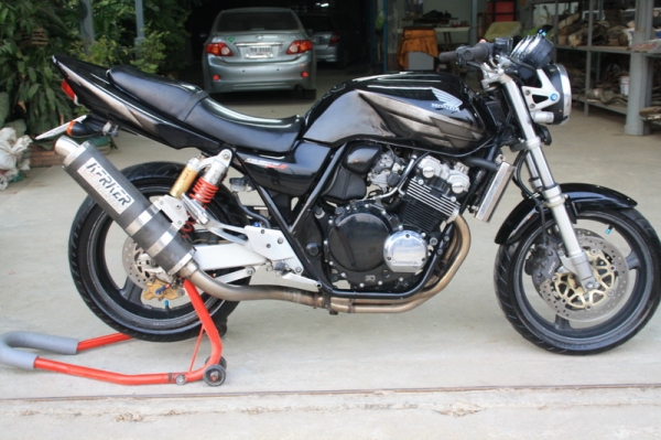 ขาย CB 400 เทค 1 ทะเบียนโอนนอก  ท่อสูตร KERKER K45 แท้ เมคอิน USA 112000