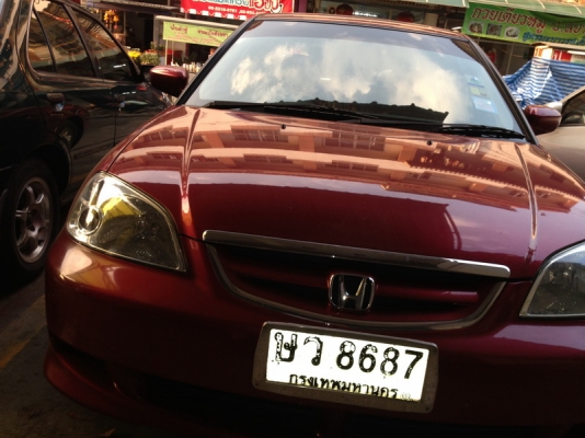 ขาย CIVIC 1.8E  ปี 2004 สีแดงเกียร์ออโต้