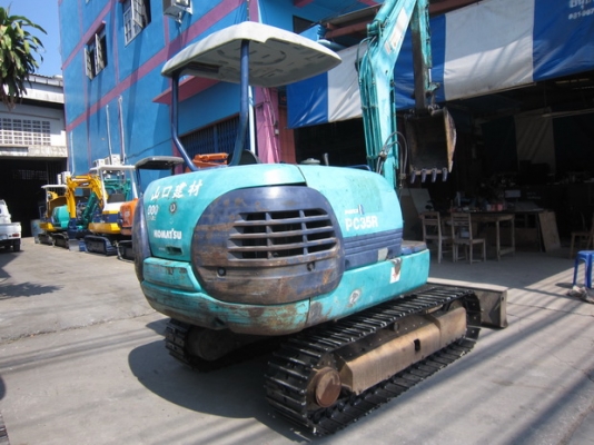 ขาย รถขุดเล็ก KOMATSU  รุ่น PC35R-8- แทร็กเหล็ก มือสองญี่ปุ่น