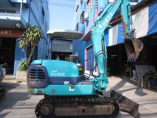 ขาย รถขุดเล็ก KOMATSU  รุ่น PC35R-8- แทร็กเหล็ก มือสองญี่ปุ่น