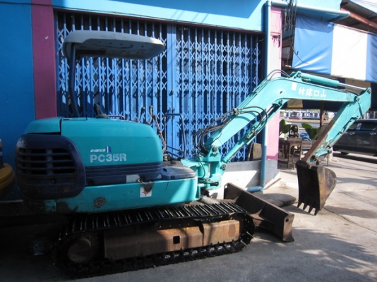 ขาย รถขุดเล็ก KOMATSU  รุ่น PC35R-8- แทร็กเหล็ก มือสองญี่ปุ่น