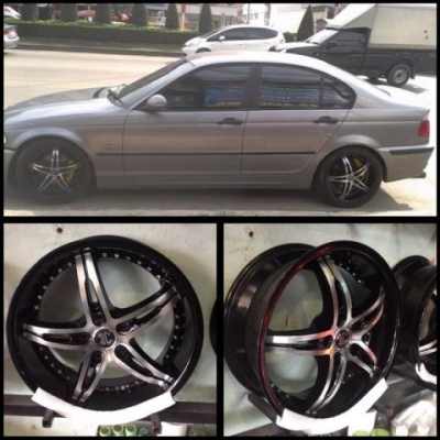 ขายล้อขอบ18 กว้าง 7.5 5รู120 ใส่บีเอ็ม เชฟรุ่นเก่า ของใหม่ ชุดละ9000฿ ขายล้อขอบ18 กว้าง 7.5 5รู120 ใส่บีเอ็ม เชฟรุ่นเก่า ของใหม่ ชุดละ9000฿