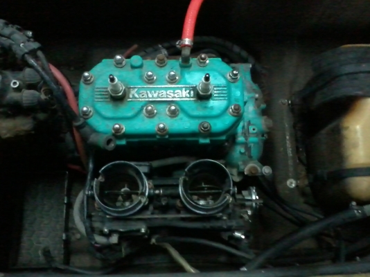 ขายjetski 750 pro เครื่องเขียว twin crab ด่วน