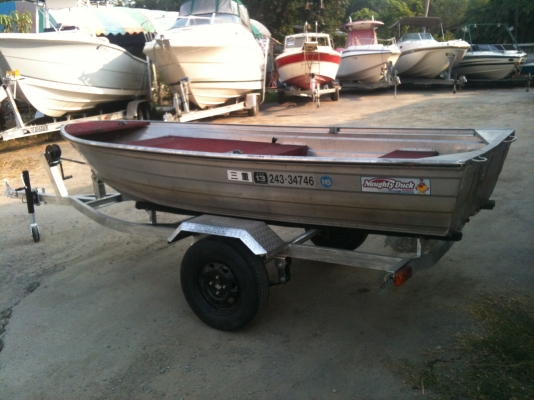 ขายเรือ อลู พร้อมเทลเลอร์ ไม่มีเครื่อง