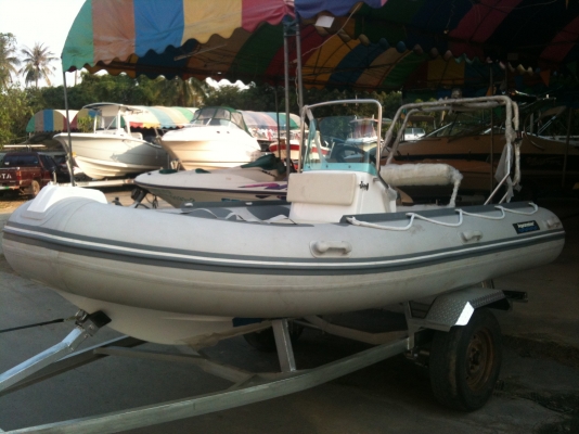 ขายเรือยาง ท้องไฟเบอร์ มีคอนโซล