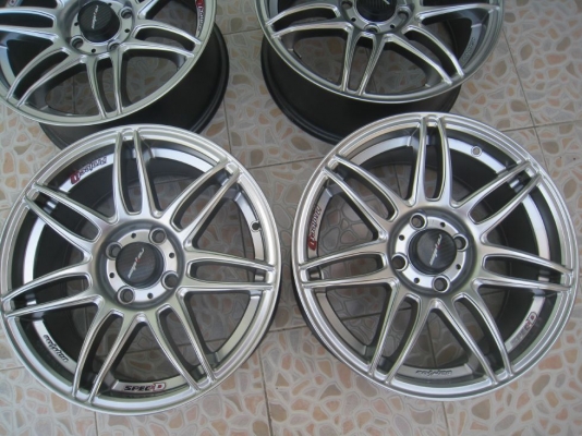 ขายล้อแม็ก Lenso Project D Spec-D 15"x7" et 40 4รู 100 ( 081-3747940 )