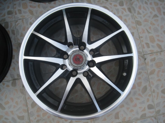 ขายล้อแม็ก Lenso Samurai sc-01 15"x6.5" et 38 4รู100+ ยางปี 10,11 (081-3747940)