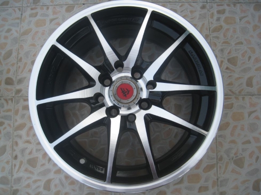ขายล้อแม็ก Lenso Samurai sc-01 15"x6.5" et 38 4รู100+ ยางปี 10,11 (081-3747940)