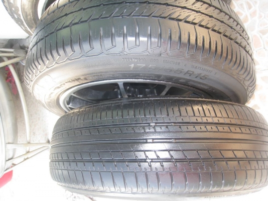 ขายล้อแม็ก Lenso Samurai sc-01 15"x6.5" et 38 4รู100+ ยางปี 10,11 (081-3747940)