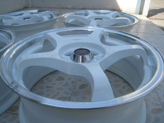 ขายล้อแม็ก ADVANTI racing  15"x6.5" et 38 4รู 100+ยางปี11 (081-3747940)