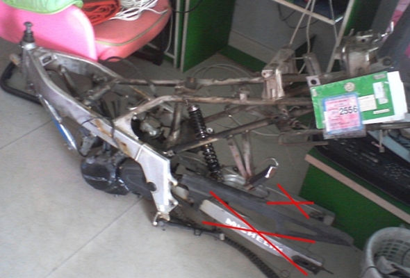 โครง แคร้ง เครื่องยกลูก เล่ม ทะเบียน เอกสารโอน NSR