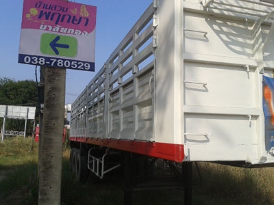 ขายหางพ่วง 3 เพลาแท้ ค่ายพนัส สภาพดี Tel. 088-4501277