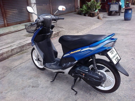 Mio amore ปี 51 ล้อแม็ค สีน้ำเงิน ดำ รถบ้าน สวย เครื่องเดิม เงียบกริบ