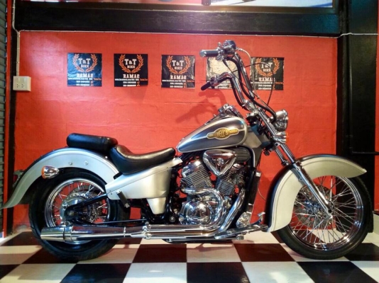 T&amp;T BIKE RAMA2 ขายHONDA STEED 600 4เกียร์แท้ แต่ง FATBOY เอกสาร inv+สพมแท้ๆราคา89500 ฿