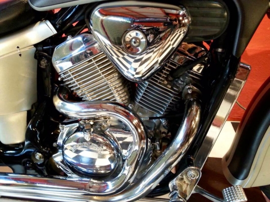 T&amp;T BIKE RAMA2 ขายHONDA STEED 600 4เกียร์แท้ แต่ง FATBOY เอกสาร inv+สพมแท้ๆราคา89500 ฿