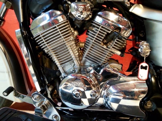 T&amp;T BIKE RAMA2 ขายHONDA STEED 600 4เกียร์แท้ แต่ง FATBOY เอกสาร inv+สพมแท้ๆราคา89500 ฿