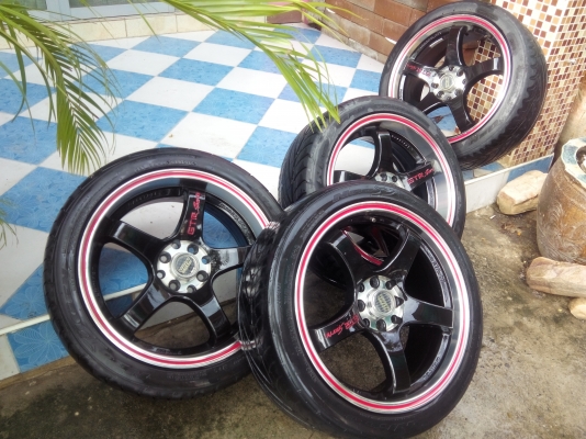 gtr17/4/100/114.3กว้าง7.5สีมยางนิโตะขาย8500 ด