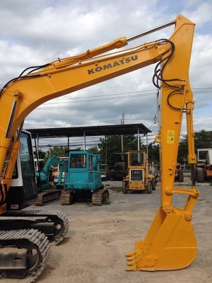 โคมัทสุ PC120 รุ่น5 อามยาวพิเศษ สภาพ 95\% เก่าญี่ปุ่นแท้ 090-986-2521