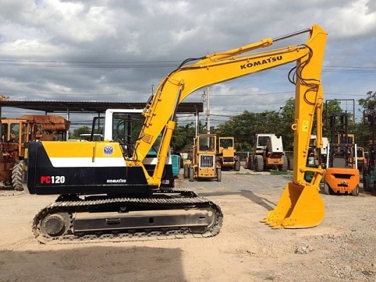 โคมัทสุ PC120 รุ่น5 อามยาวพิเศษ สภาพ 95\% เก่าญี่ปุ่นแท้ 090-986-2521