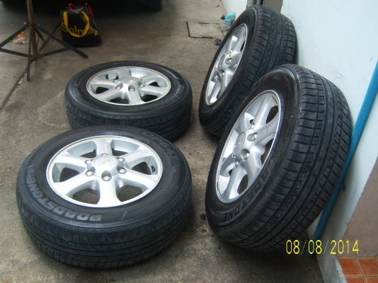 แม็กอีซูซุ ขอบ16 พร้อมยาง 215 65 16 พร้อมใช้ 1 ชุด