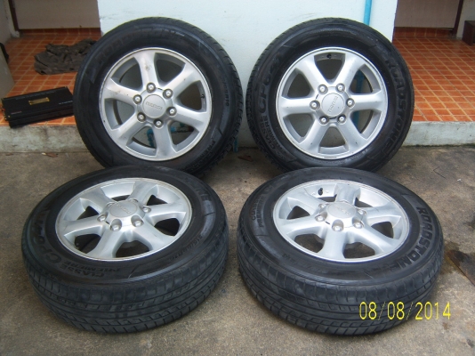 แม็กอีซูซุ ขอบ16 พร้อมยาง 215 65 16 พร้อมใช้ 1 ชุด