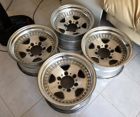 ขายล้อ  TRACTION 15X8 ออฟ-10 6/139.7 เดิมๆ จากญี่ปุ่น