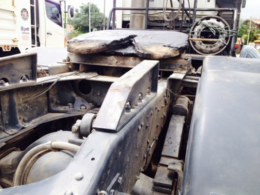 ขายสิบล้อหัวลาก FUSO 380 ปี54 เครื่องเดิม เกียร์เดิม ยางเต็ม