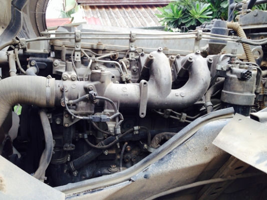 ขายสิบล้อหัวลาก FUSO 380 ปี54 เครื่องเดิม เกียร์เดิม ยางเต็ม