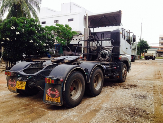 ขายสิบล้อหัวลาก FUSO 380 ปี54 เครื่องเดิม เกียร์เดิม ยางเต็ม