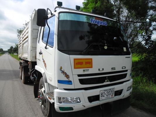 ขายดาวน์รถ พ่วงดั้มแม่ลูก MITSUFUSO EURO 3 ปี 55 เครื่อง 240 แรง